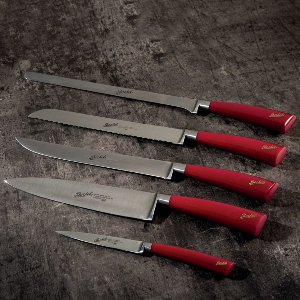 Messerset 5-teilig, Elegance Red - Berkel