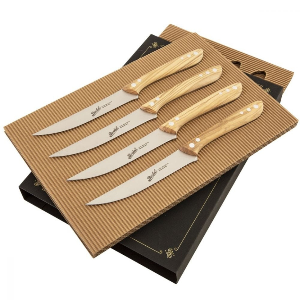 Steakmesser, 4er-Pack, Maxi Olive - Berkel