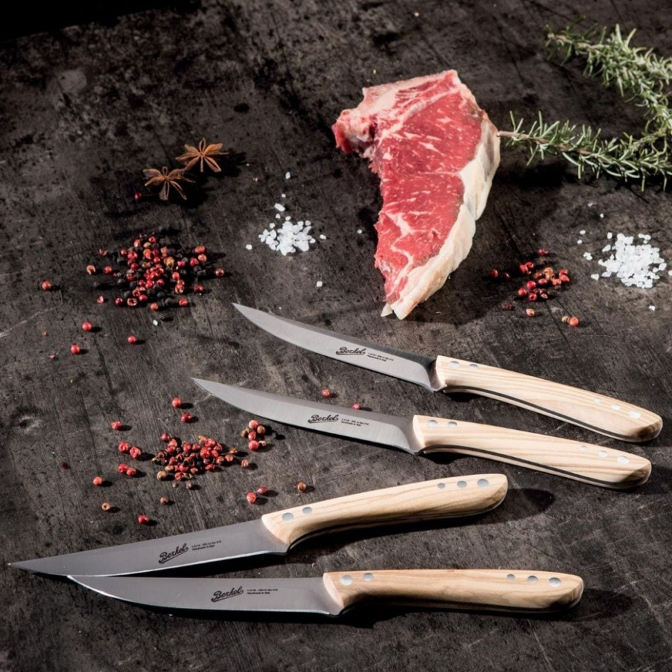 Steakmesser, 4er-Pack, Maxi Olive - Berkel