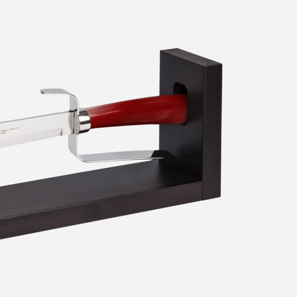 Champagnersäbel mit Holzständer, 52 cm, Elegance Red - Berkel