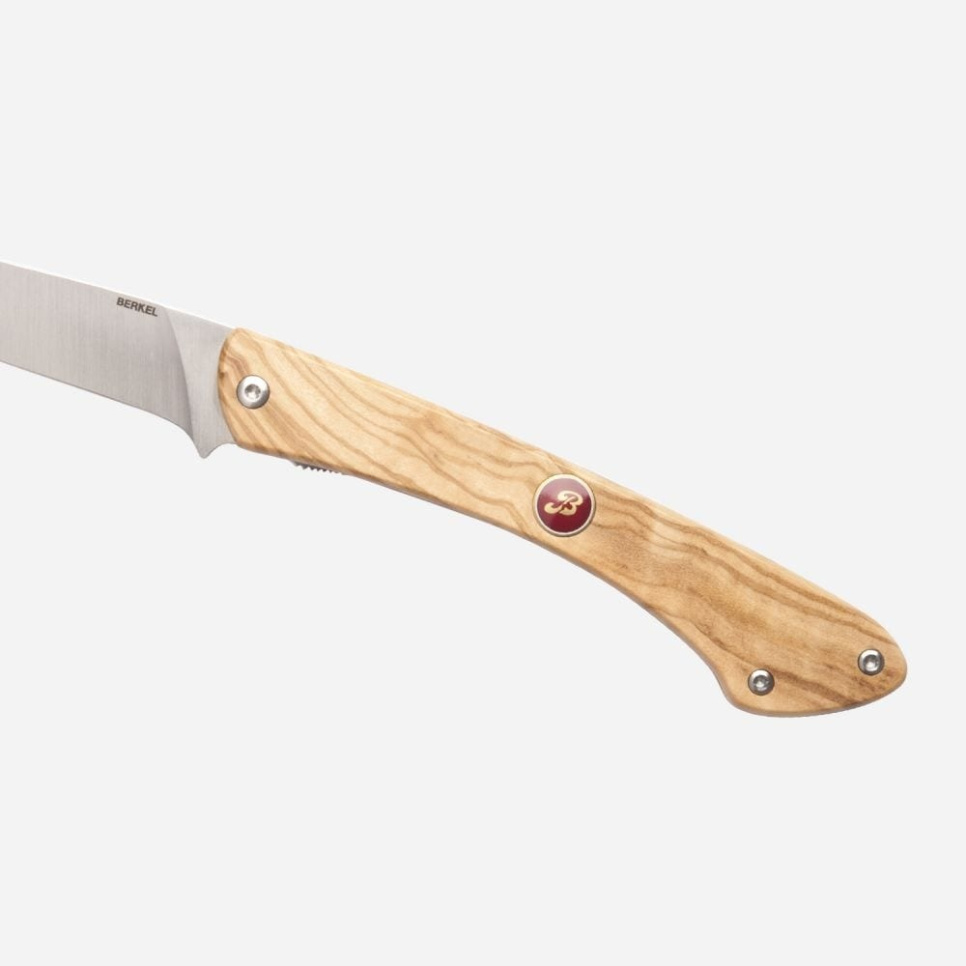 Klappmesser, 12 cm, mit Olivenholzgriff - Berkel