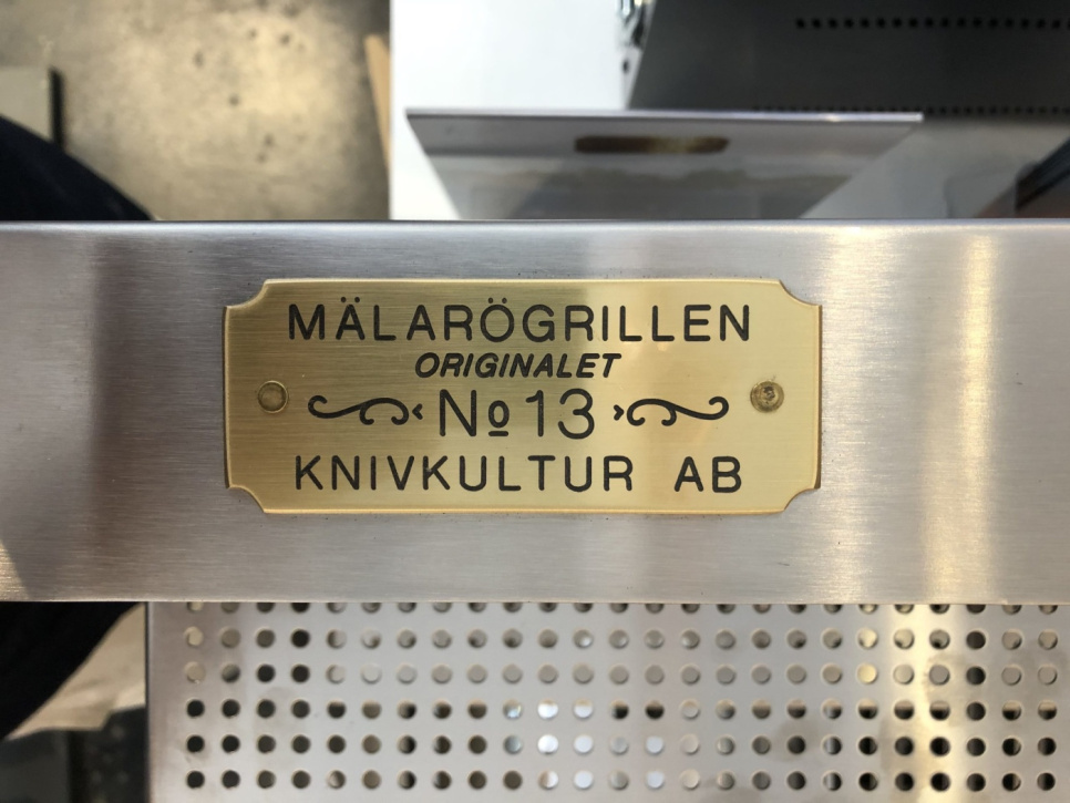 Holzkohlegrill, Edelstahl - Mälarö Barbecue