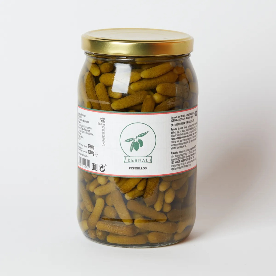 Gewürzgurken / Pepinillos , 1,1 kg - Bernal in der Gruppe Kochen / Kolonial bei The Kitchen Lab (1971-32721)