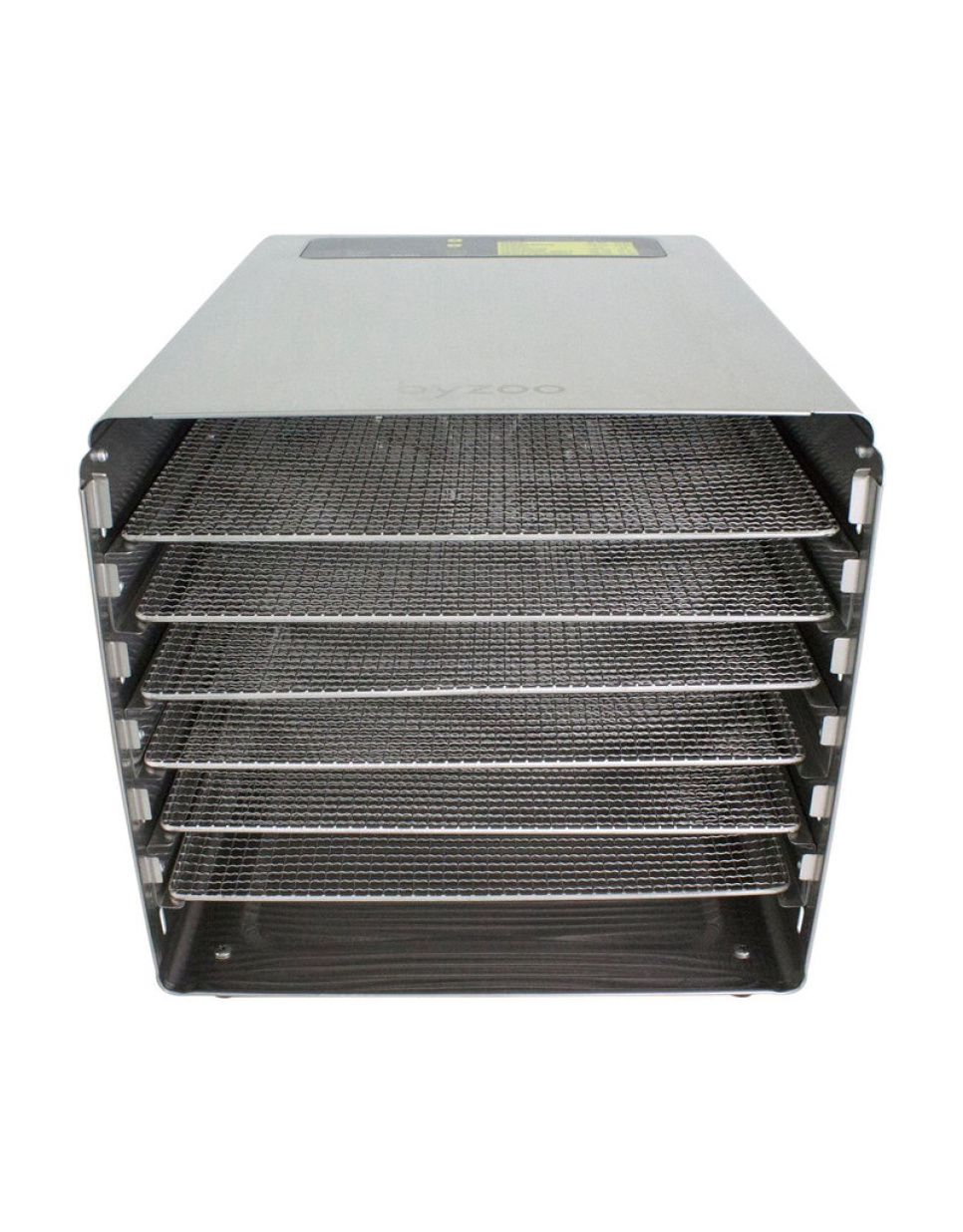Trockenschrank Mini DH02 in Edelstahl mit Touch-Display, 6 Einschübe - Byzoo