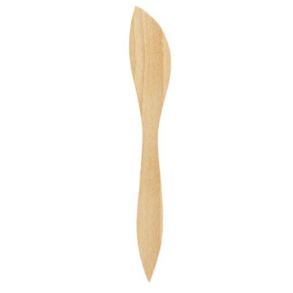 Buttermesser aus Buche, 18 cm - Jonas of Sweden in der Gruppe Tischgedeck / Besteck / Buttermesser bei The Kitchen Lab (1983-29357)