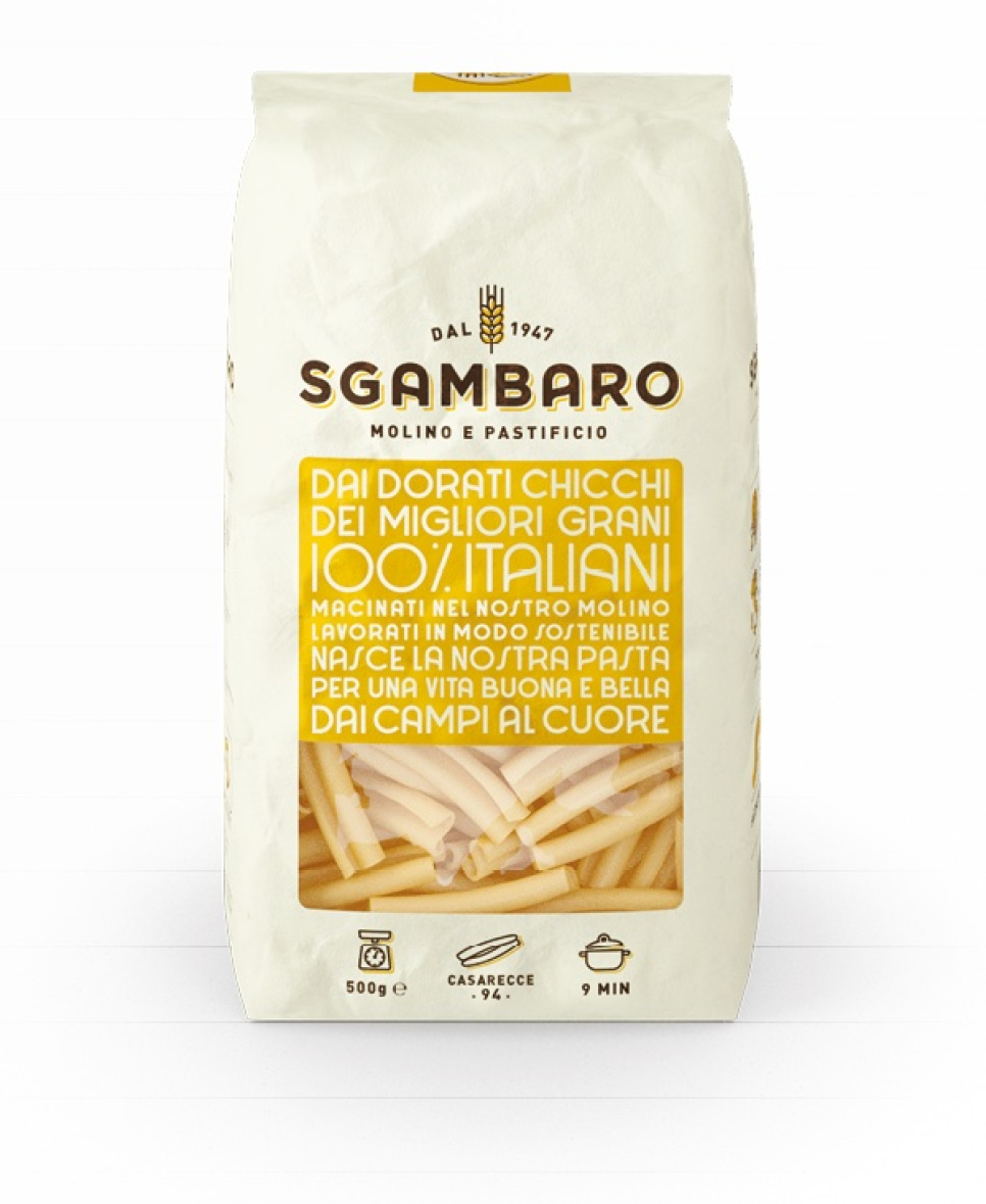 Casarecce Linea Gialla Marco Aurelio, 500g - Sgambaro in der Gruppe Kochen / Kolonial bei The Kitchen Lab (2022-28321)