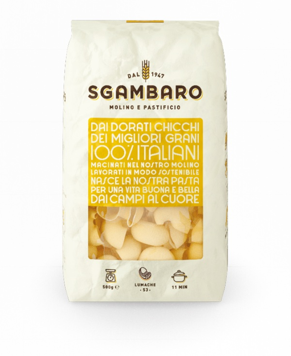 Lumache Linea Gialla Marco Aurelio, 500g - Sgambaro in der Gruppe Kochen / Kolonial bei The Kitchen Lab (2022-28325)