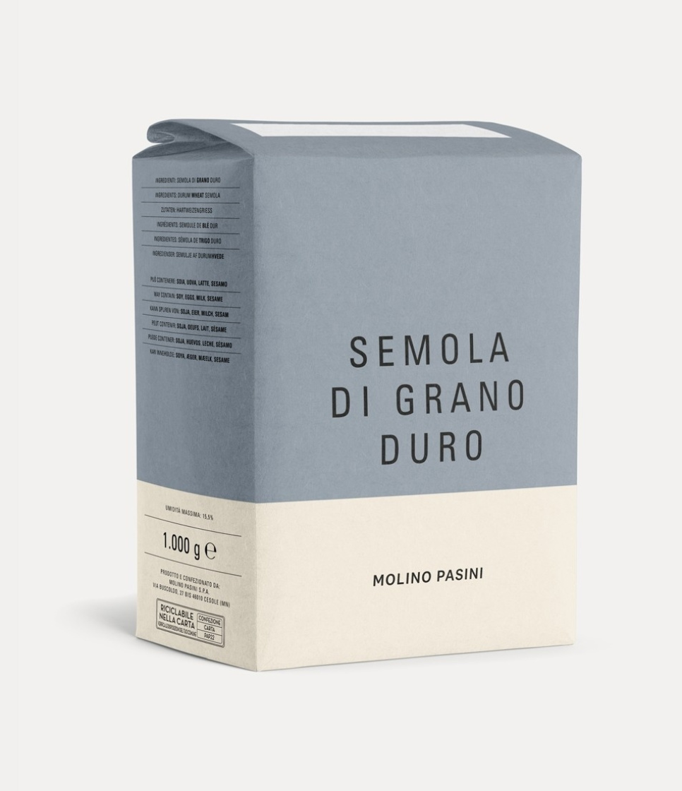 Mehl, Semola di Grano Duro, 1kg - Molino Pasini in der Gruppe Kochen / Kolonial bei The Kitchen Lab (2022-30923)