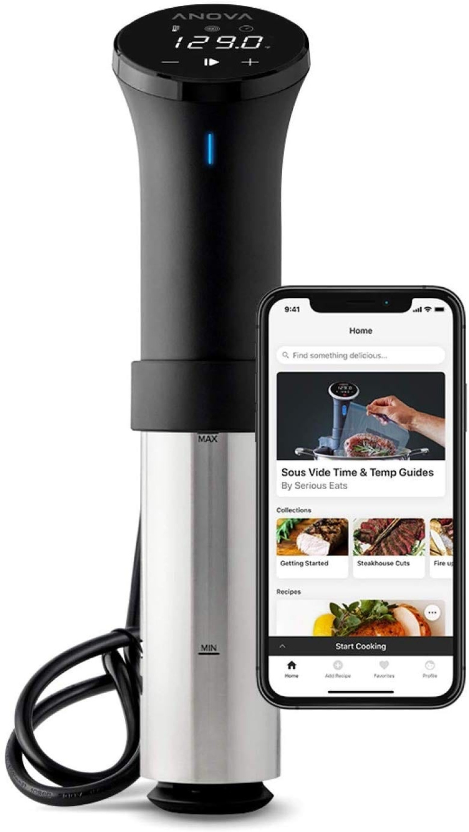 Anova Precision® Cooker 3.0 – Sous-Vide-Umwälzthermostat mit Wi-Fi in der Gruppe Kochen / Sous Vide / Zirkulatoren bei The Kitchen Lab (2075-22320)
