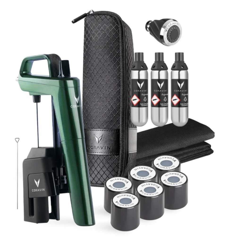 Timeless 6+, Green, Holiday Limited Edition 2024 - Coravin in der Gruppe Bar & Wein / Weinzubehör / Coravin bei The Kitchen Lab (2076-29512)