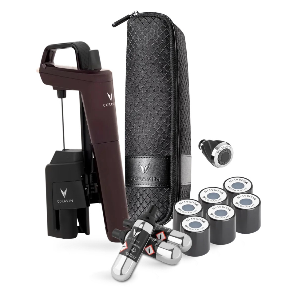 Model timeless six+, Hermitage Red, Limited Edition - Coravin in der Gruppe Bar & Wein / Weinzubehör / Coravin bei The Kitchen Lab (2076-33294)