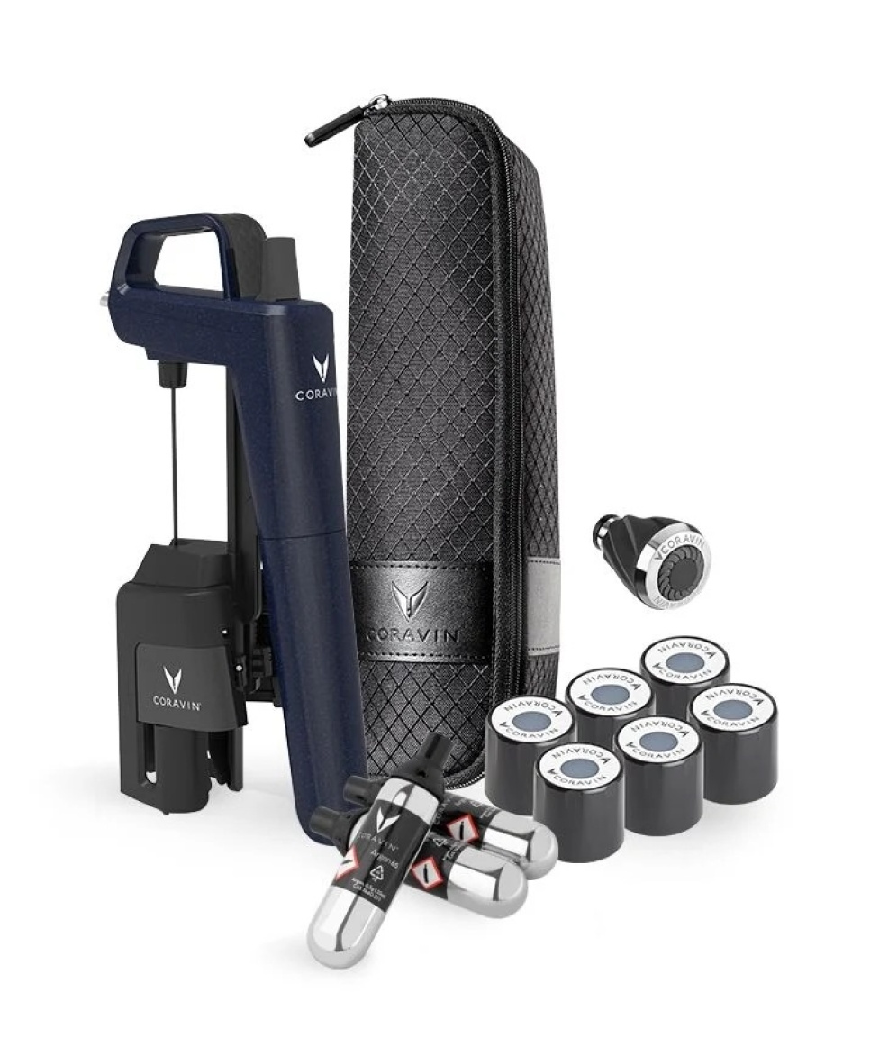 Model timeless six+, Ocean Blue, Limited Edition - Coravin in der Gruppe Bar & Wein / Weinzubehör / Coravin bei The Kitchen Lab (2076-36517)