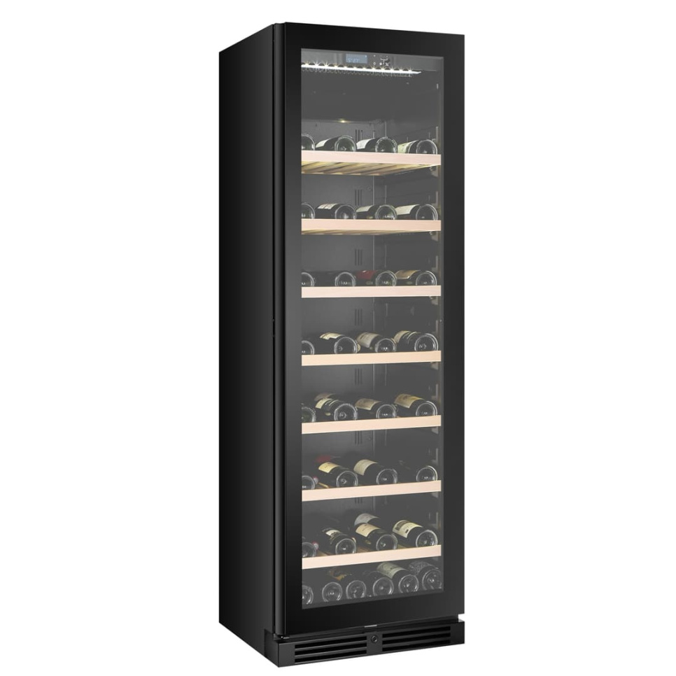 Weinkühlschrank Designline 180, Eine Zone, Schwarz - Vigneron