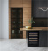 Weinkühlschrank Designline 60, Zwei Zonen, Schwarz - Vigneron