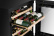 Weinkühlschrank Kitchen Built-in 60, Zwei Zonen, Schwarz - Vigneron