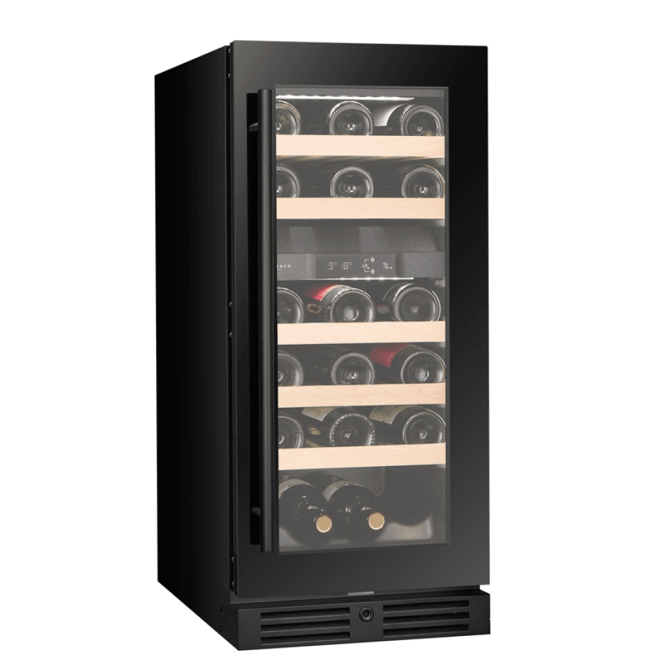 Weinkühlschrank Kitchen Collection 40, Zwei Zonen, Schwarz - Vigneron