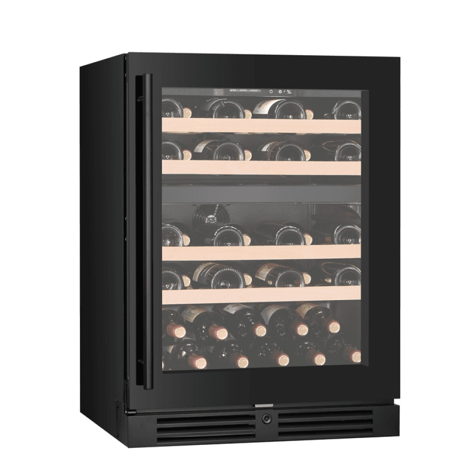 Weinkühlschrank Kitchen Collection 60, Zwei Zonen, Schwarz - Vigneron