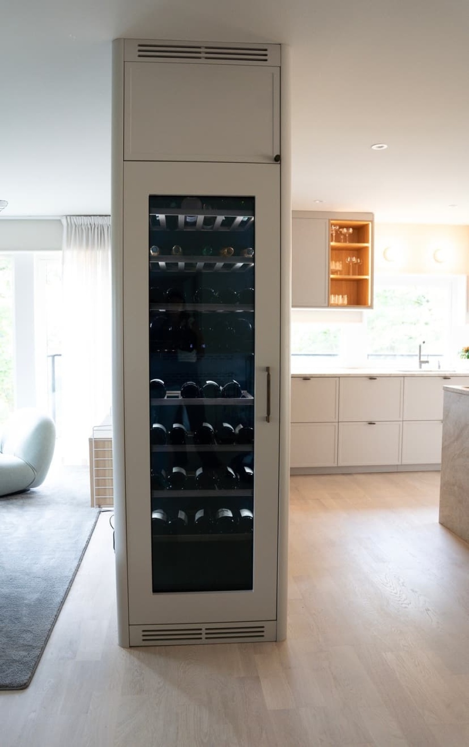 Weinkühlschrank Kitchen Integrated 180, Zwei Zonen - Vigneron