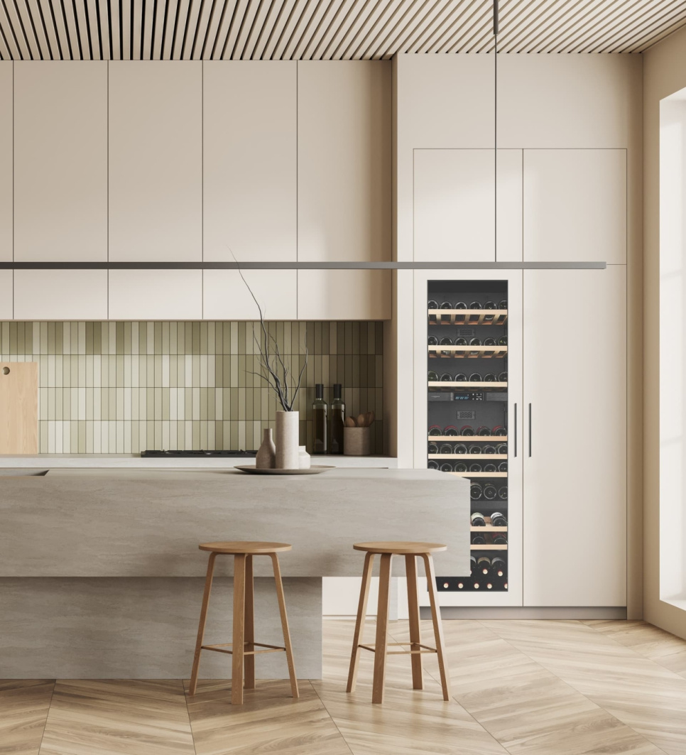 Weinkühlschrank Kitchen Integrated 180, Drei Zonen - Vigneron