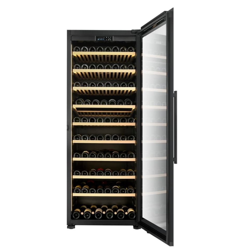 Weinkühlschrank Storage 200, Eine Zone, Schwarz, Rechts - Vigneron