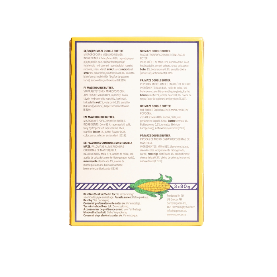 Popcorn 3x80 g - Maze