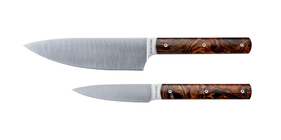 Messerset mit Kochmesser und Schälmesser, 9.47 - Perceval in der Gruppe Kochen / Küchenmesser / Messersets bei The Kitchen Lab (2174-34892)