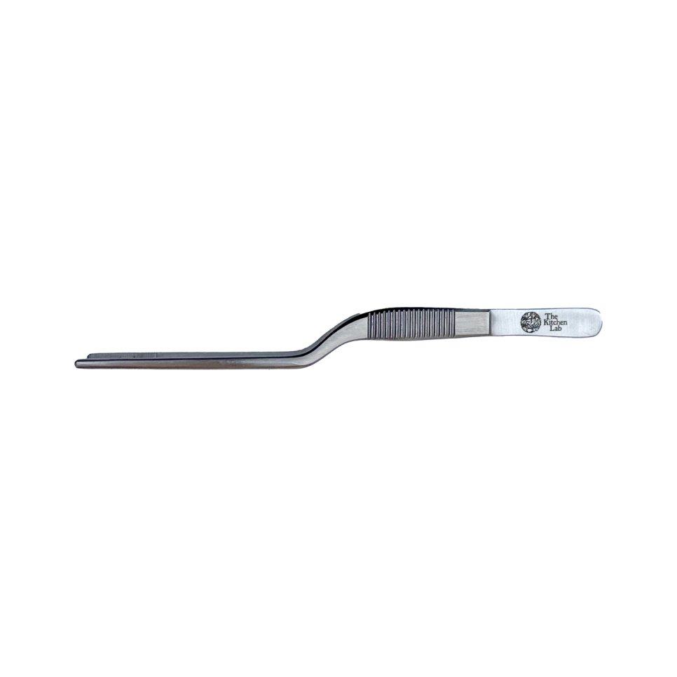Pinzette, gekröpft, 14cm, silber - The Kitchen Lab in der Gruppe Kochen / Küchenutensilien / Zangen & Pinzetten bei The Kitchen Lab (2177-28871)