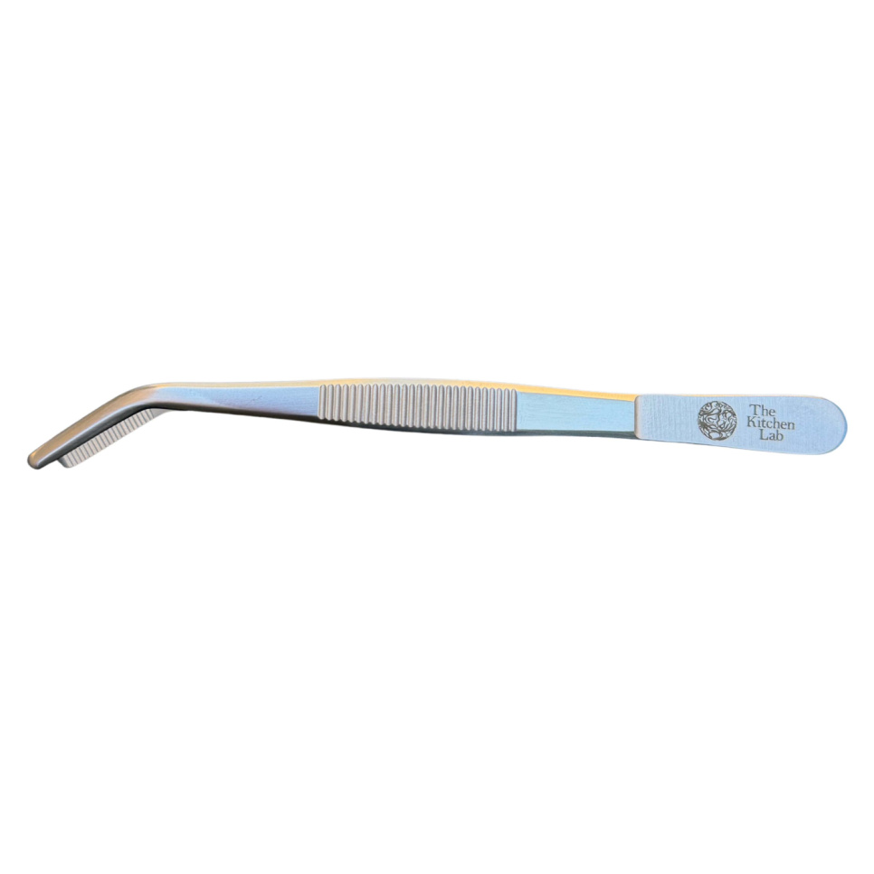 Pinzette, abgewinkelt, 14 cm, Silber - The Kitchen Lab in der Gruppe Kochen / Küchenutensilien / Zangen & Pinzetten bei The Kitchen Lab (2177-35985)