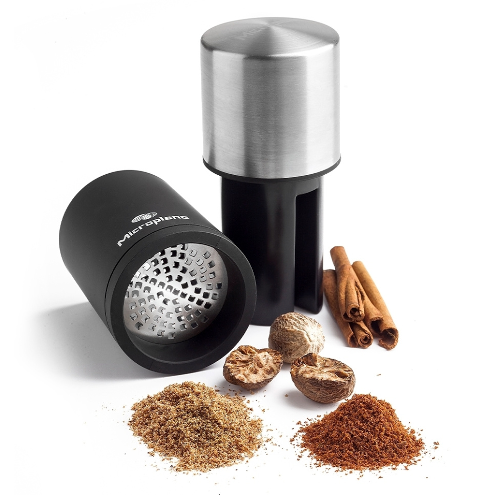 Gewürzmühle mit Aufbewahrung, 2in1 - Microplane