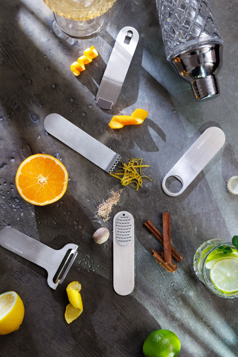 Barwerkzeug-Set, Style Line, Nordische Esche - Microplane