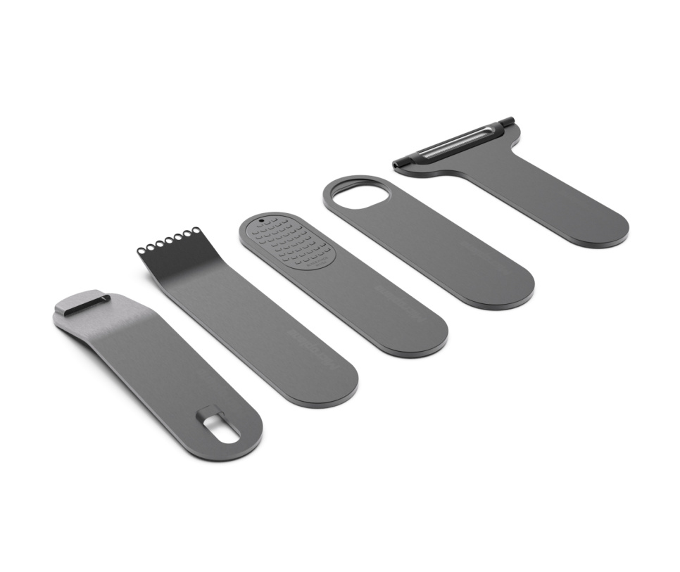 Barwerkzeug-Set, Style Line, Schwarz - Microplane