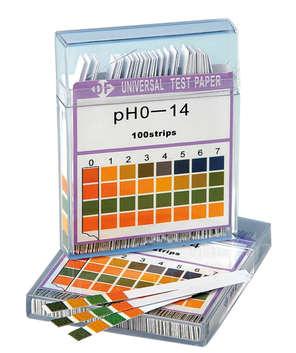 pH-Indikatorstäbchen 0-14, 100er Pack in der Gruppe Kochen / Molekularküche / Equipment für die Molekularküche bei The Kitchen Lab (2182-28998)