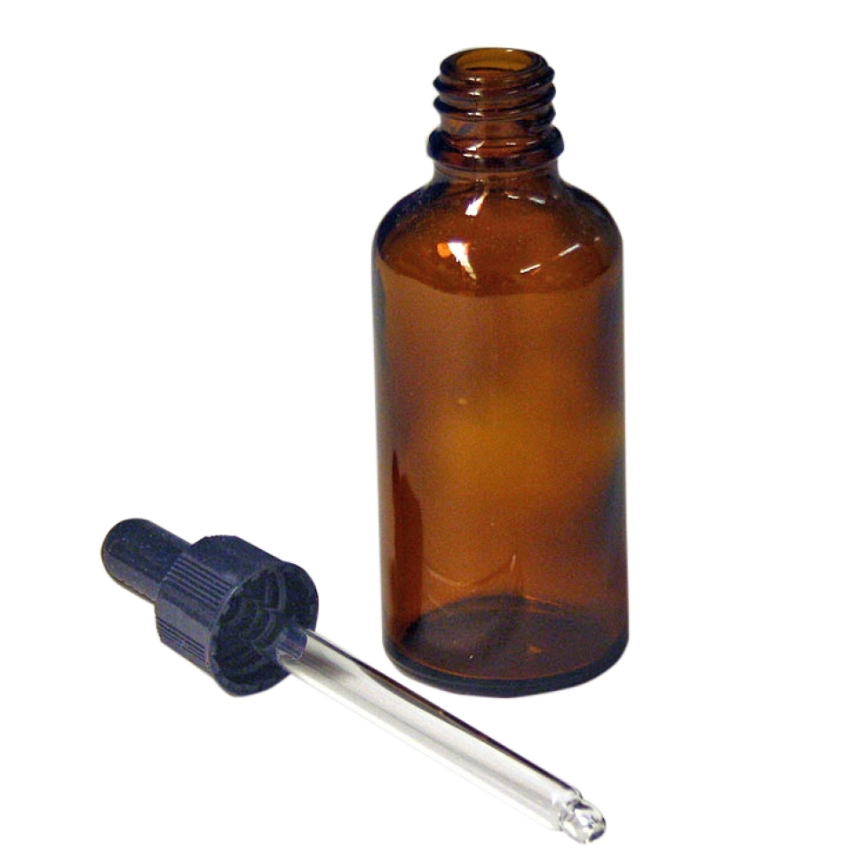 Braune Tropfflasche mit Glaspipette, 50 ml in der Gruppe Bar & Wein / Bar-Ausstattung / Andere Bar-Ausstattung bei The Kitchen Lab (2182-29000)