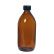 Braunglasflasche mit Schraubverschluss, 500 ml