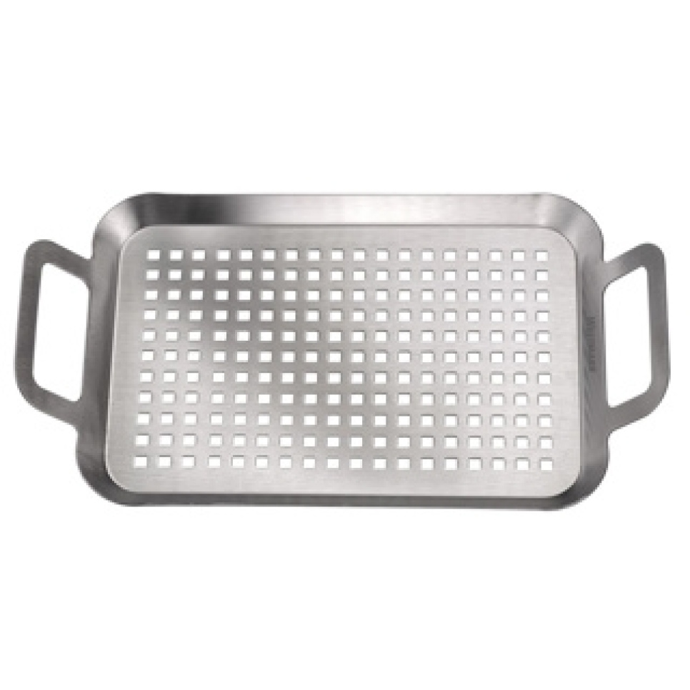 Gelochte Grillplatte aus Edelstahl, 43,5 x 25,5 cm - Westmark