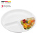 Teller aus Kunststoff mit drei Fächern, 25 cm - Westmark