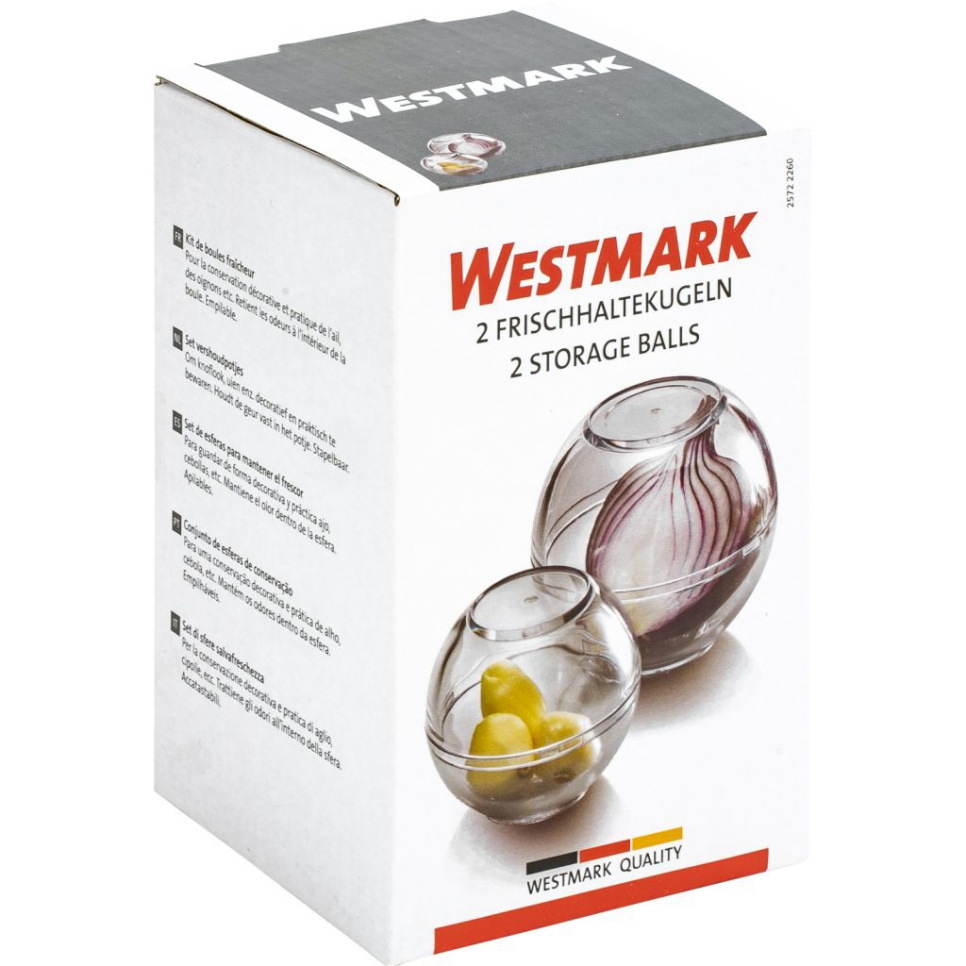 Aufbewahrungskugeln, luftdicht, 7 und 9 cm - Westmark