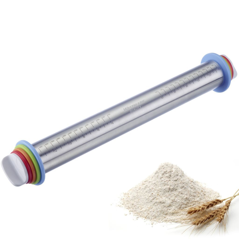 Nudelholz mit vier Abstandshaltern - Westmark