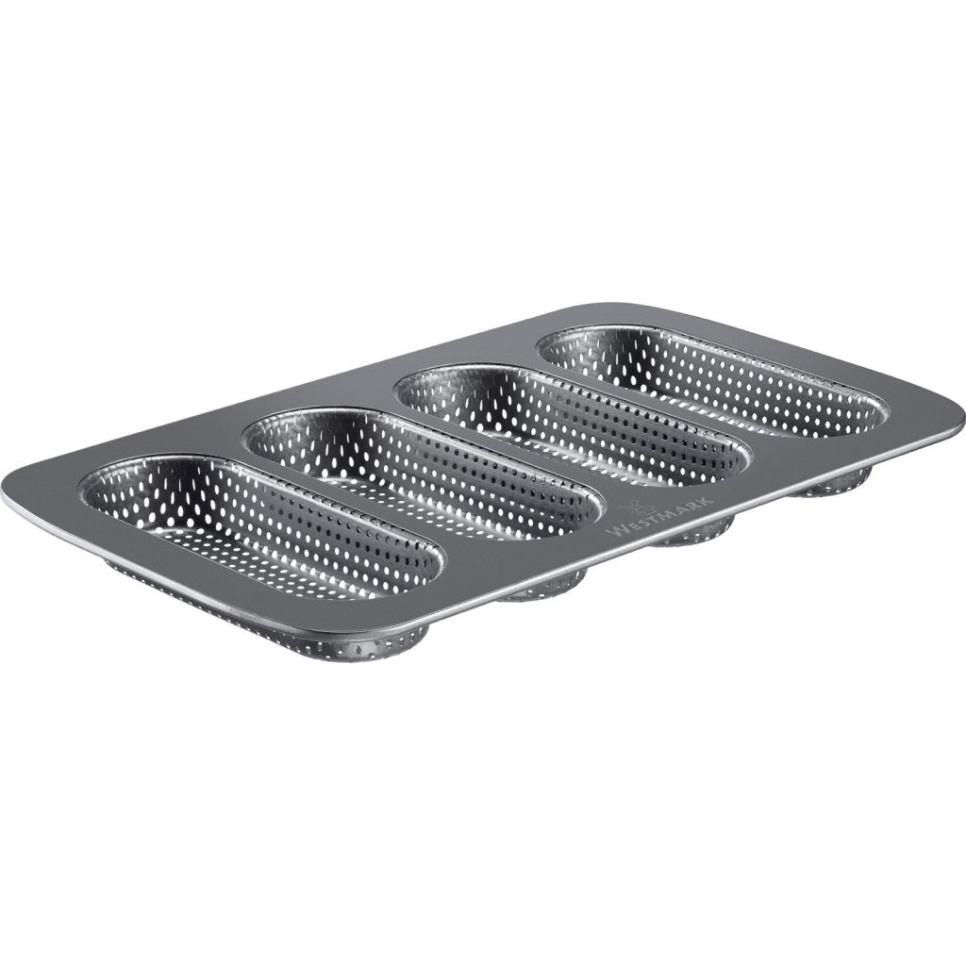 Gelochte Backform für Mini-Baguettes, antihaftbeschichtet - Westmark in der Gruppe Backen / Backformen / Brotformen bei The Kitchen Lab (2190-32178)