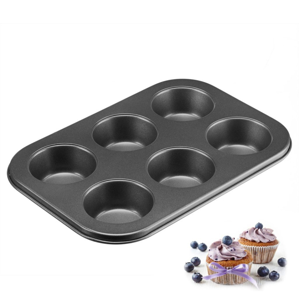 Muffinform für sechs Muffins, antihaftbeschichtet - Westmark