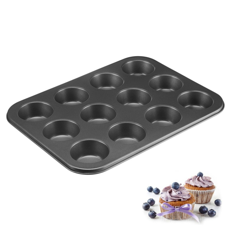 Muffinform für zwölf Muffins, antihaftbeschichtet - Westmark