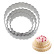 Lebkuchenform, Rund gewellt, 4, 5 und 6 cm, 3er-Pack - Westmark