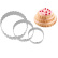 Lebkuchenform, Rund gewellt, 4, 5 und 6 cm, 3er-Pack - Westmark