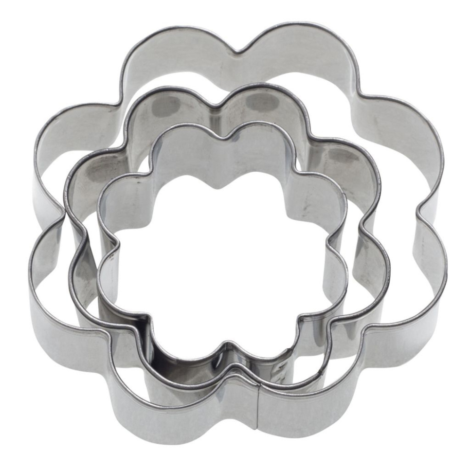 Lebkuchenform, Blume, 4, 5 und 6 cm, 3er-Pack - Westmark in der Gruppe Backen / Backutensilien / Ausstecher & Stanzringe bei The Kitchen Lab (2190-32197)