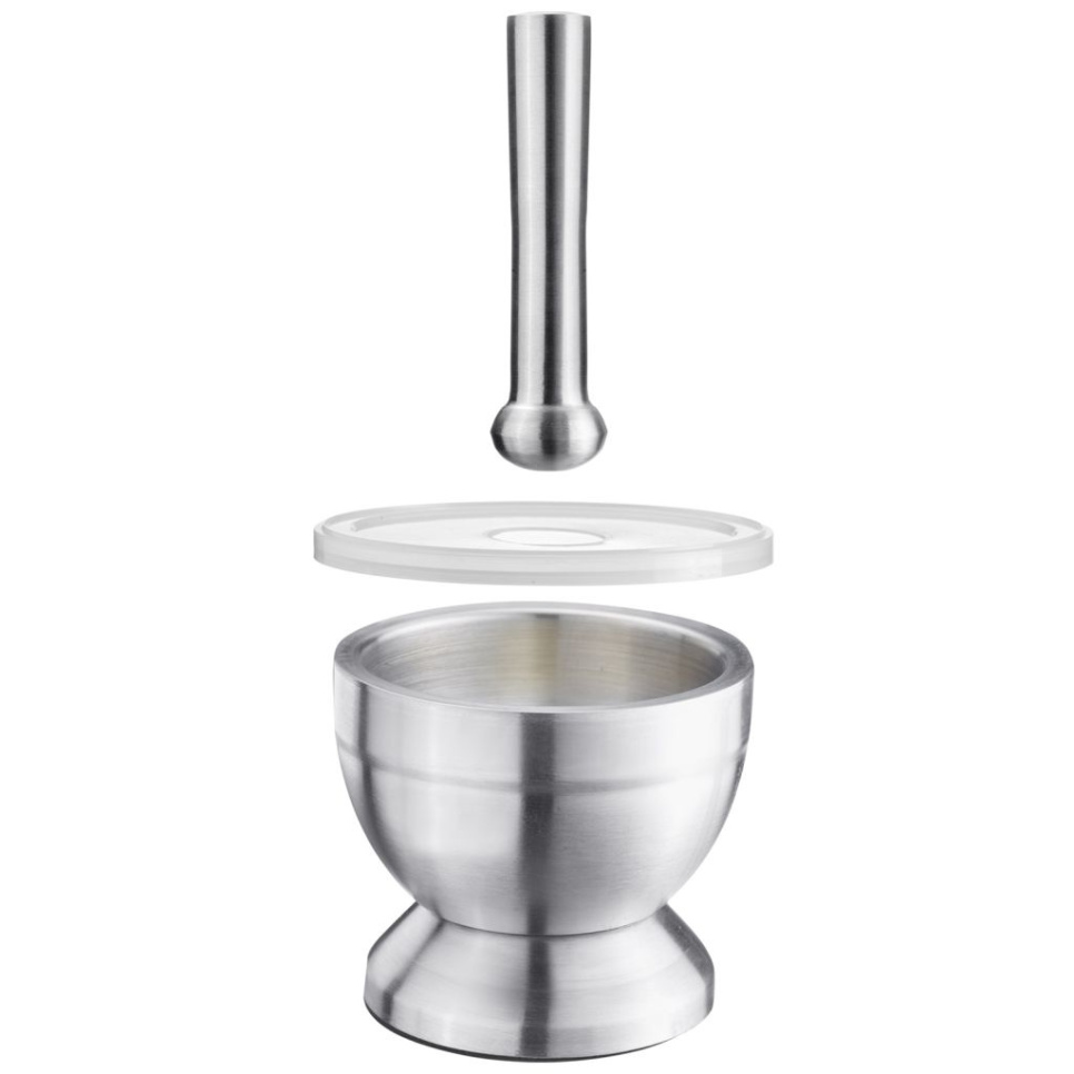 Edelstahlmörser mit Spritzschutz, 10 cm - Westmark