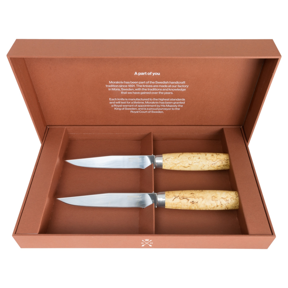 Bratmesser im Geschenkkarton, 2 Stück, Masur - Morakniv