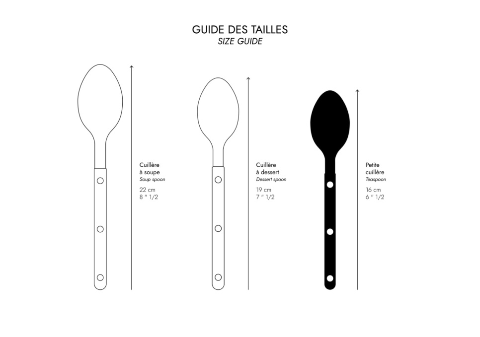 Teelöffel, Bistrot Teak - Sabre Paris