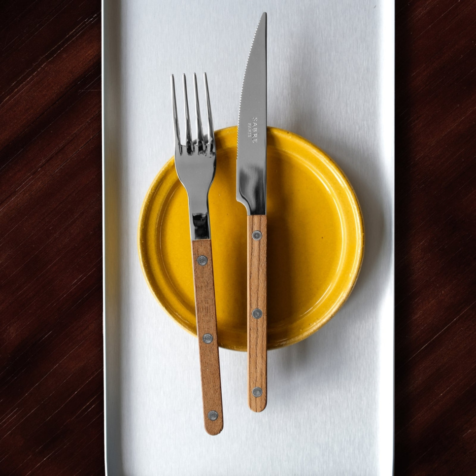 Besteckset, 4-teilig, Bistrot Teak - Sabre Paris