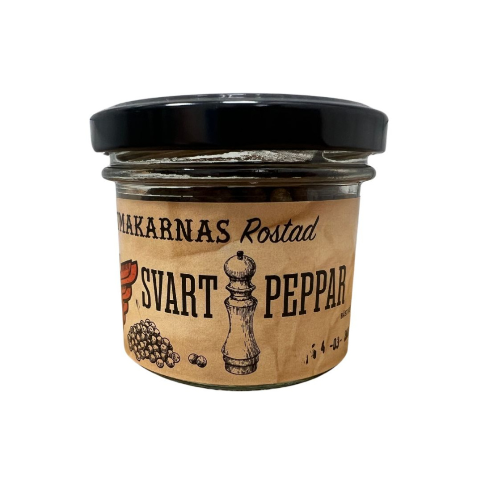 Roasted Black Pepper, 40g - Matmakarna in der Gruppe Kochen / Gewürze & Aromen / Pfeffer bei The Kitchen Lab (2214-32985)