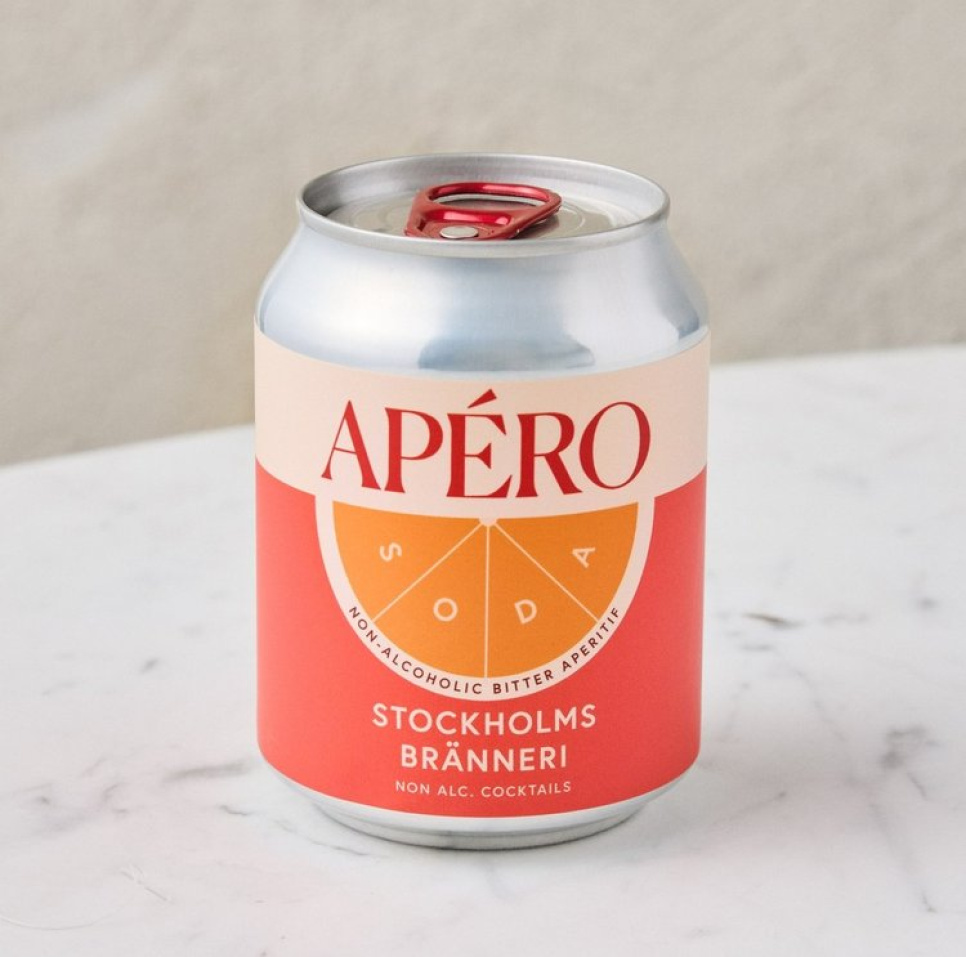 Apéro soda, 250ml, 0,5% - Stockholms Bränneri in der Gruppe Bar & Wein / Bar-Ausstattung / Andere Bar-Ausstattung bei The Kitchen Lab (2222-30865)